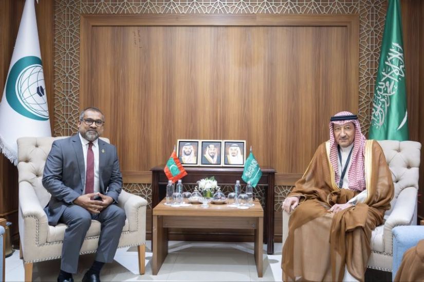 Minister of Foreign Affairs of Maldives meets with the Vice Minister of Foreign Affairs of Saudi Arabia