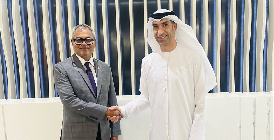 Ambassador Pays Courtesy Call on UAE Minister of Foreign Trade