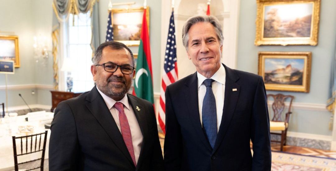 Minister Zameer meets with the United States Secretary of State Antony Blinken