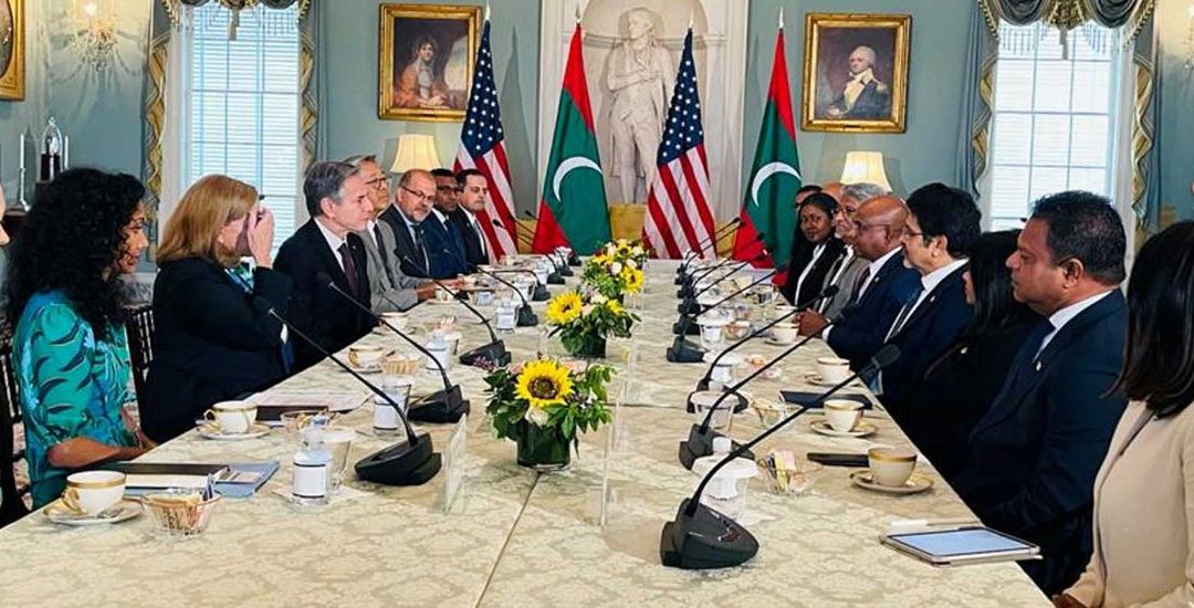 Foreign Minister Shahid meets with the United States Secretary of State Antony Blinken