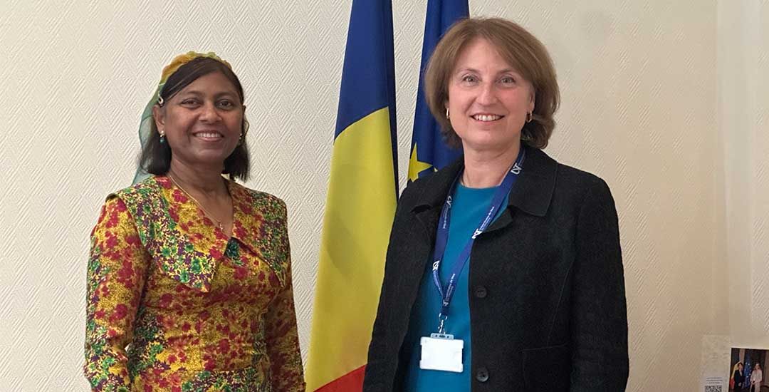 Ambassador meets the Ambassador of Romania