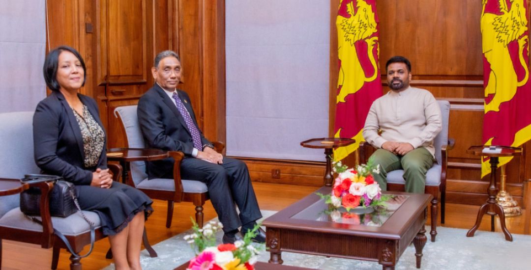 High Commissioner His Excellency Masood Imad pays a Courtesy call on Hon. Anura Kumara Disanayake, President of the Democratic Socialist Republic of Sri Lanka.